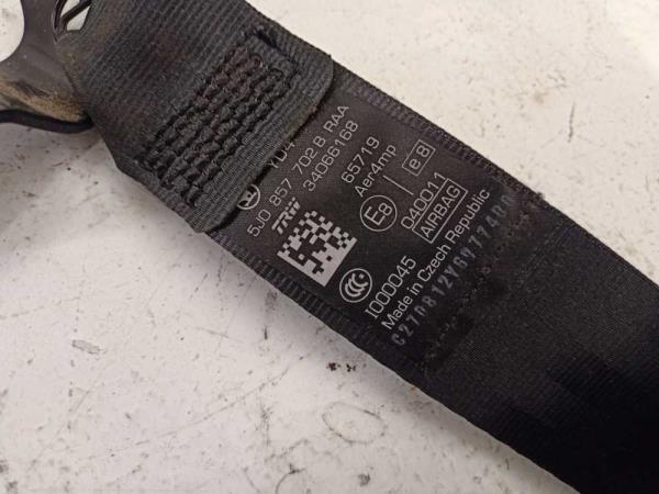 CEINTURE AVANT DROIT SKODA FABIA 5J 2007-2014 - Vue 2